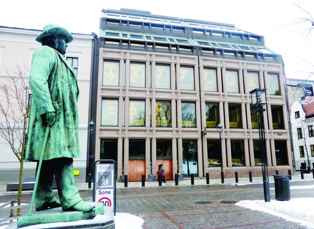 A general view of the Norwegian central bank, where Norway’s sovereign wealth fund is situated, in Oslo. — Reuters