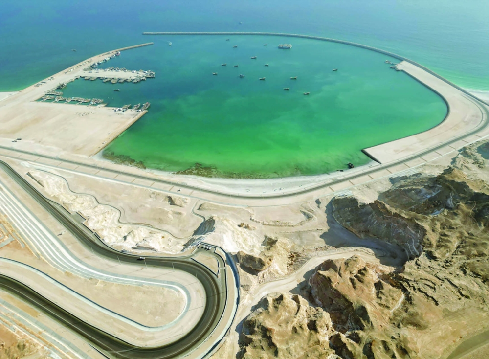 The port will cover an area of 7.5 square kilometres.