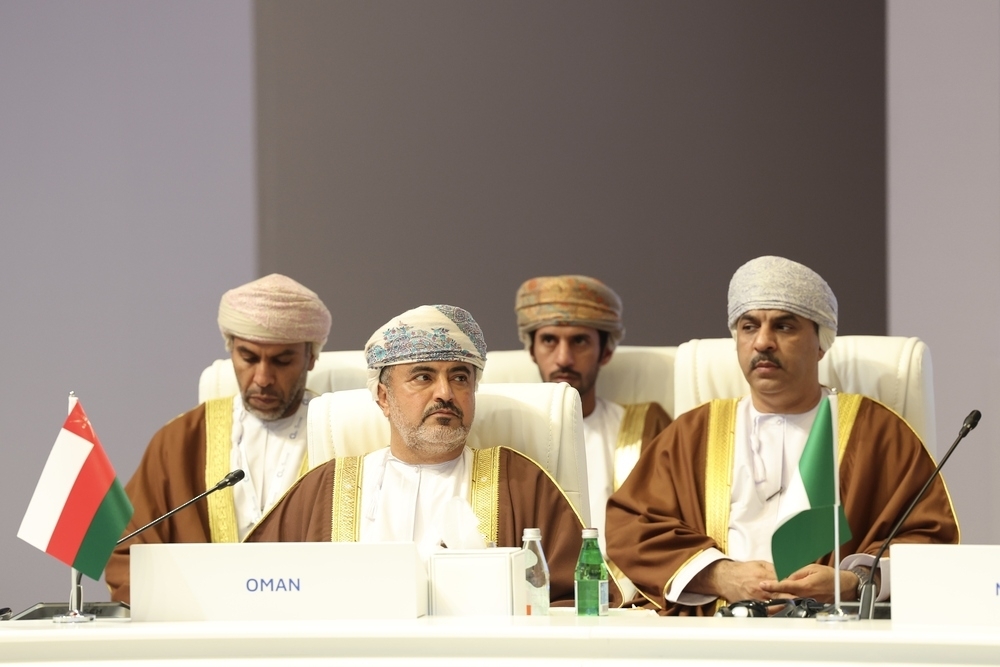 The Minister of Transport, Communications, and Information Technology, Eng. Said Hamoud Al Maawali, led the Omani delegation