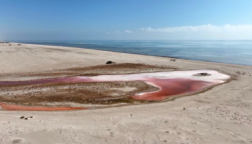 Al Jazir boasts many other tourist destinations like pink lakes, with their marvelous blend of salt water assuming pink colour. - ONA