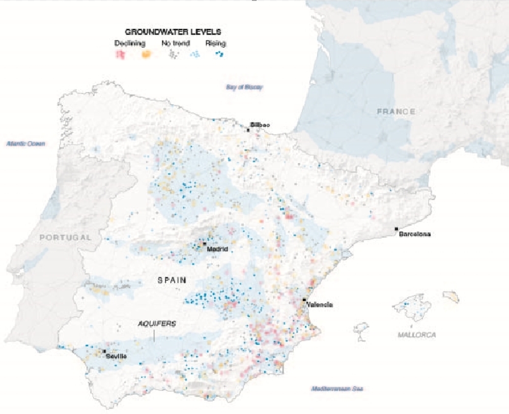 The declines were most apparent in regions with dry climates and a lot of land cultivated for agriculture