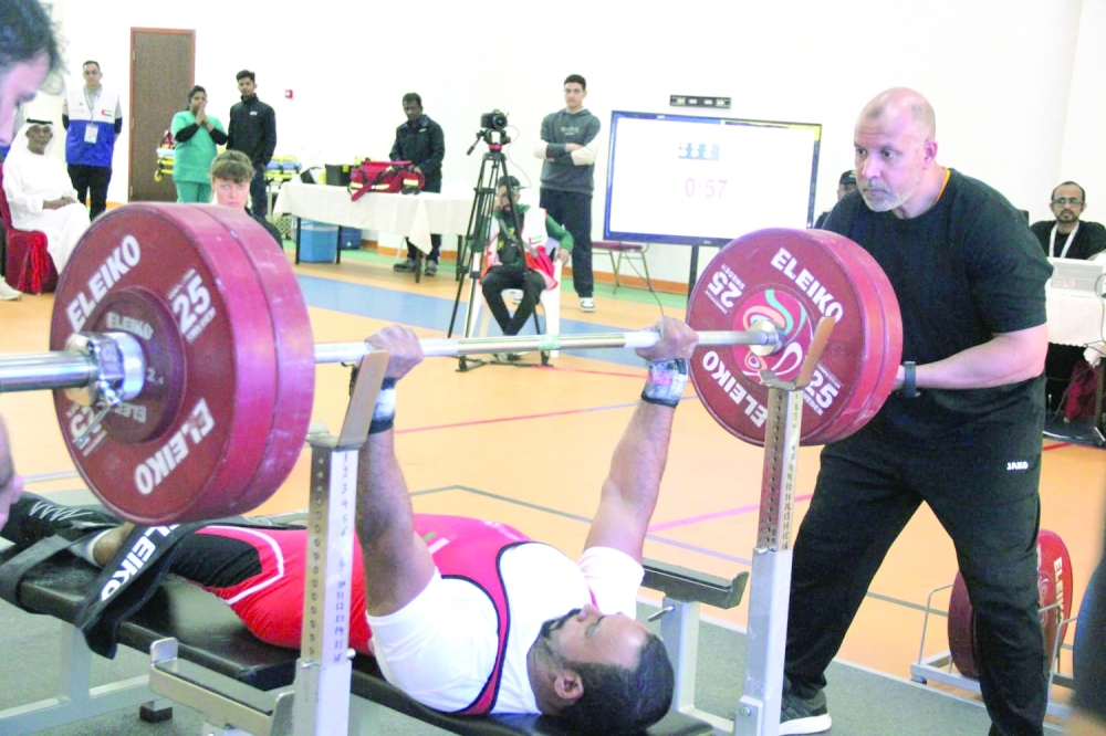 From weightlifting competition