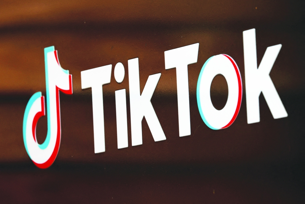 FILE PHOTO: The TikTok logo is pictured outside the company's U.S. head office in Culver City, California, U.S.,  September 15, 2020.   
