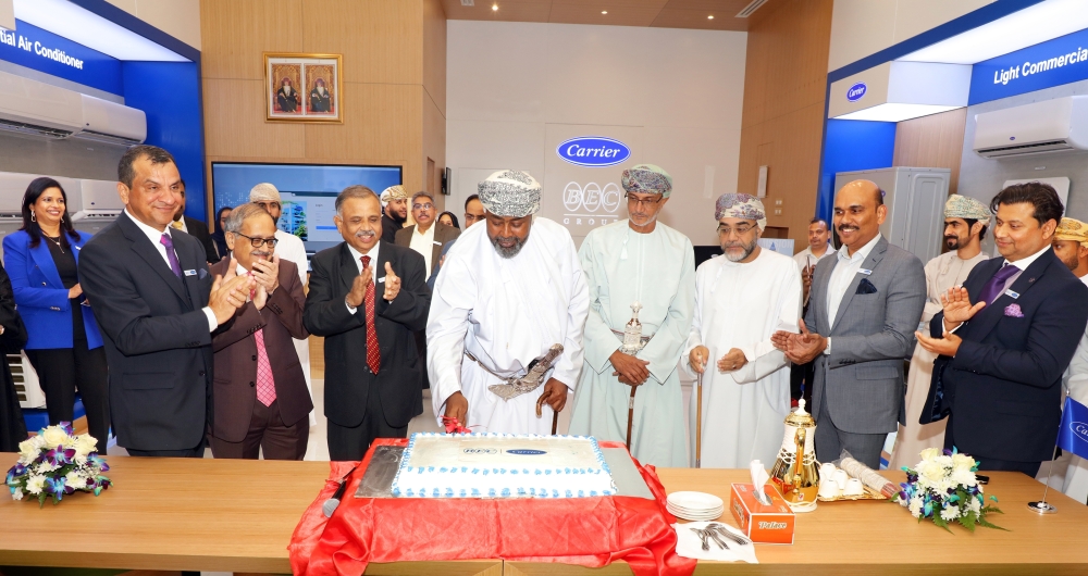 The Carrier Experience Center can be visited at 23°40'15.3"N, 58°06'04.1"E or plus code M4C2 9F6 Seeb, Oman