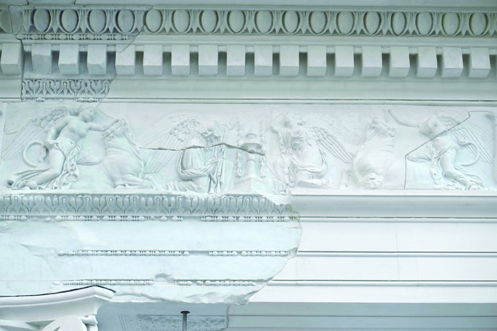 Rome restores towering colonnade of Trajan's Basilica