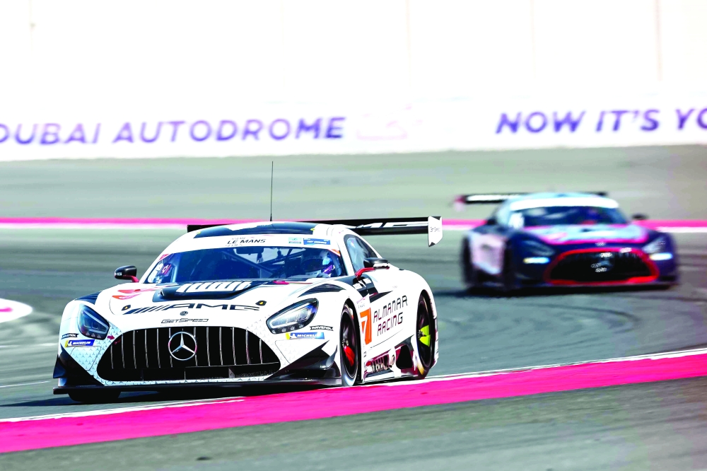 ALMS action with the Al-Manar Racing by Getspeed Mercedes. 