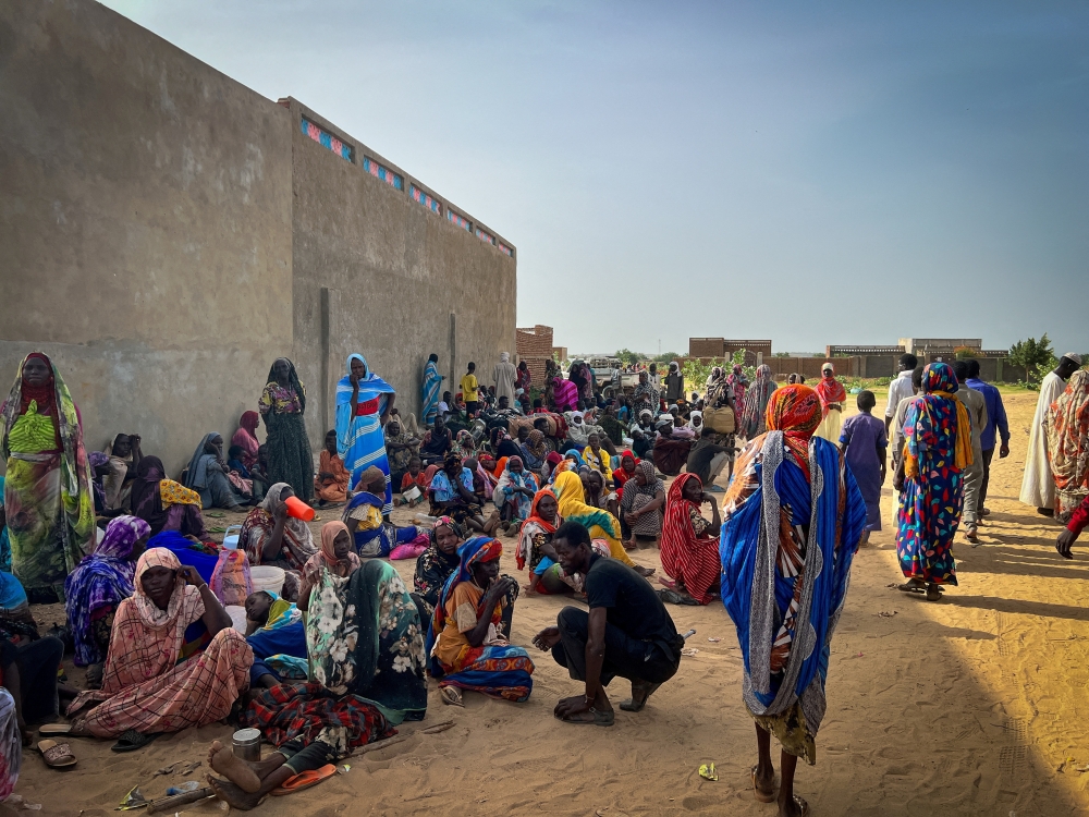Sudanese refugees gather as Doctors Without Borders (MSF) teams assist the war wounded, in Adre hospital, Chad. — Reuters file photo