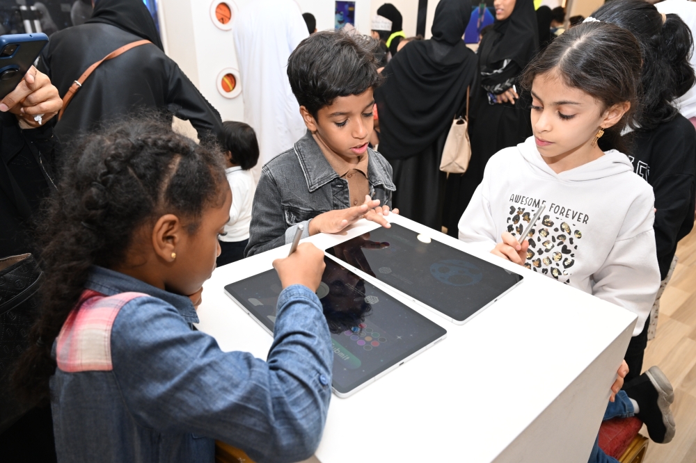 Visitors at the Oman Innovation Festival. 
