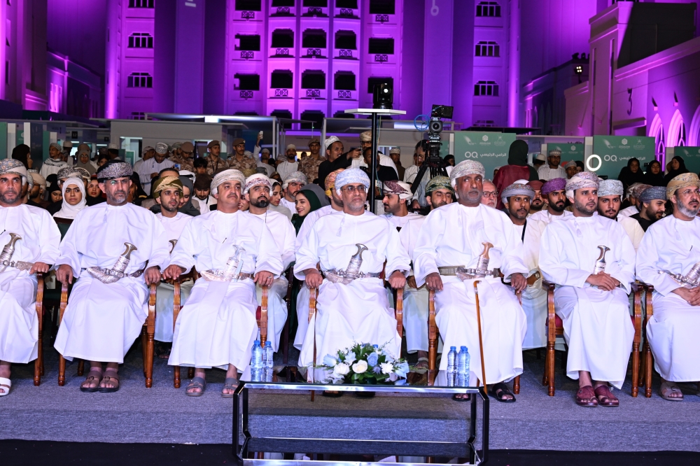 Dr Saif bin Abdullah al Hadabi, Under-Secretary of the Ministry of Higher Education, Research and Innovation, presided over the closing ceremony of OIF in Muscat on Saturday. Phots by Khalfan al Ruzaiqi
