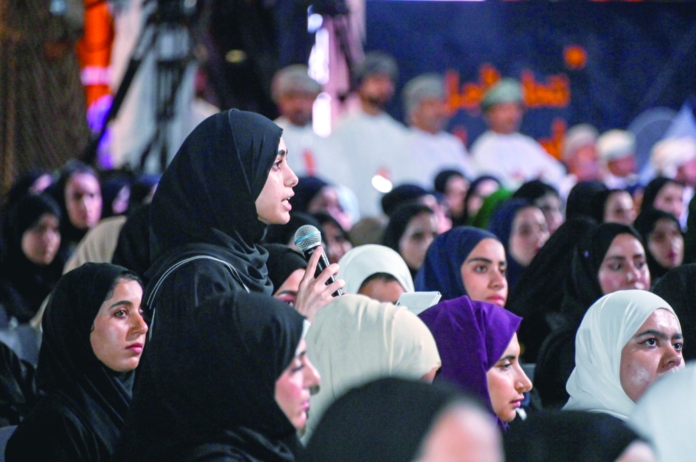1 million students attend schools in Oman