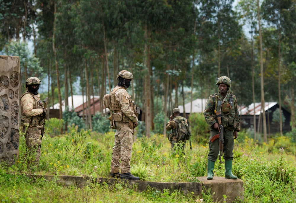 Congolese M23 rebels secure locations in Kibumba, near Goma, North Kivu province of the Democratic Republic of Congo. — Reuters file photo 