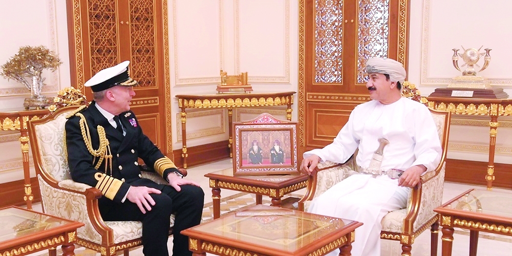 Gen Sultan bin Mohammed al Numani and Admiral Antony Radakin touched on current issues at regional and international arenas. - ONA