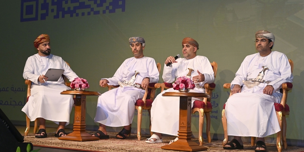 Dr Khalfan Said Al Shuaili, Minister of Housing and Urban Planning, speaks at the media briefing at ROHM in Muscat on Thursday.