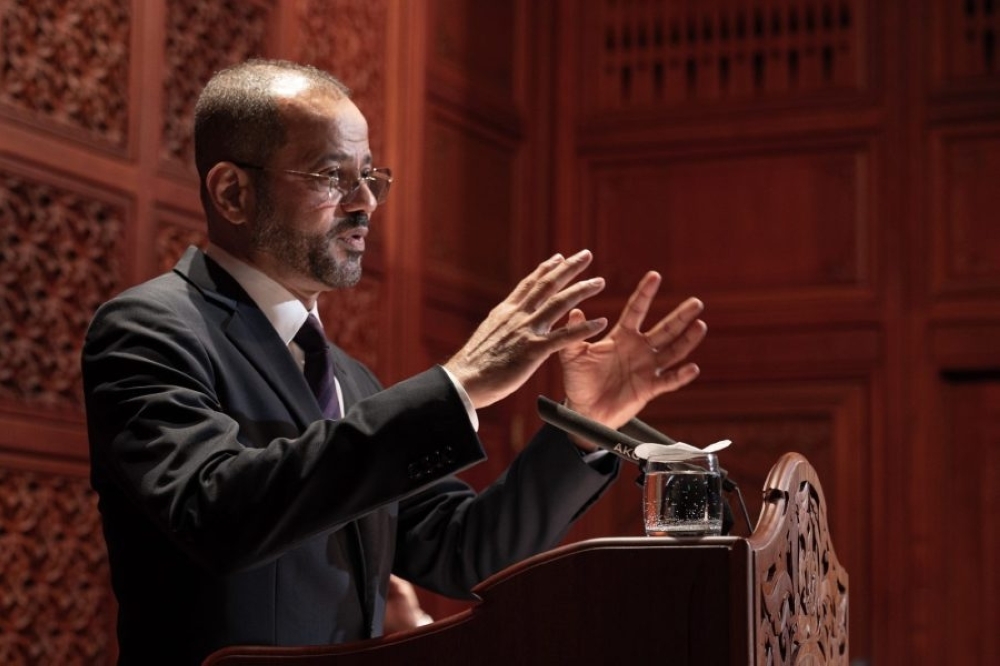 The Foreign Minister, Sayyid Badr al Busaidi