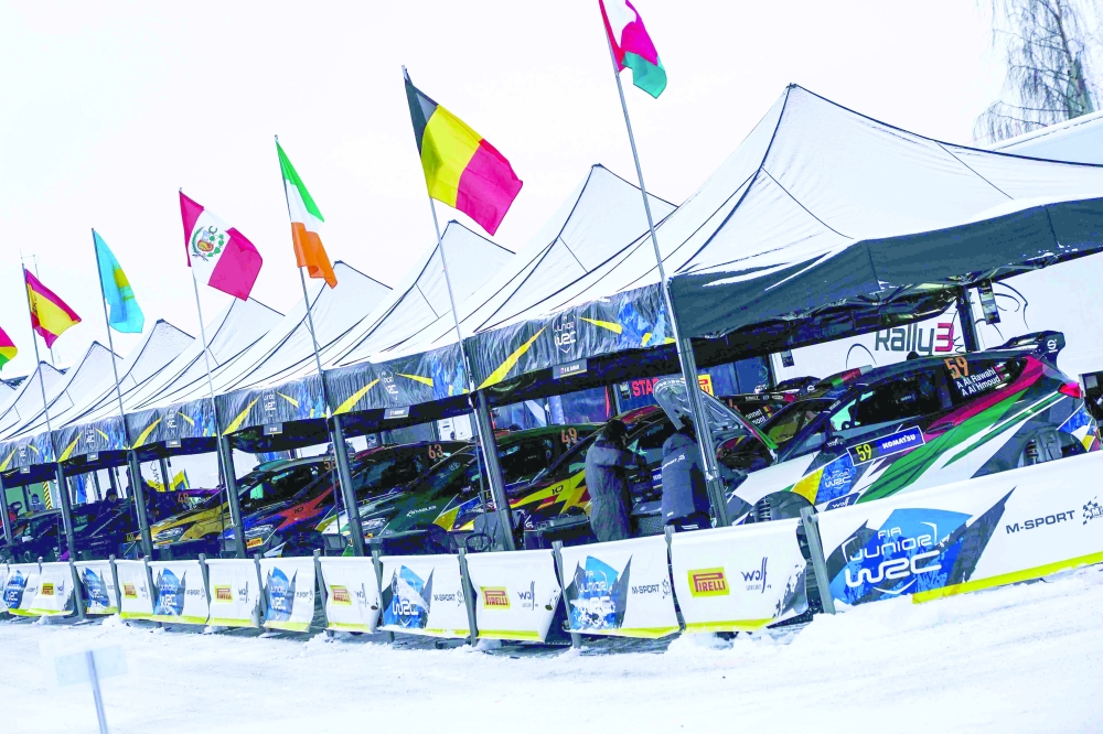 JWRC service at Umea in Sweden.