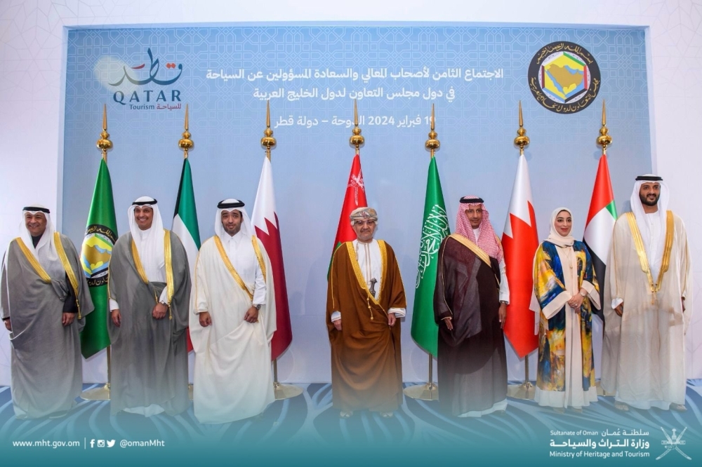 The Sultanate of Oman delegation at the GCC tourism ministers' meeting was headed by Salem bin Mohammed al Mahrouqi