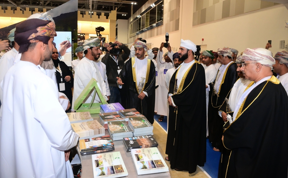 Dignitaries at the opening of 28th Muscat International Book Fair.

