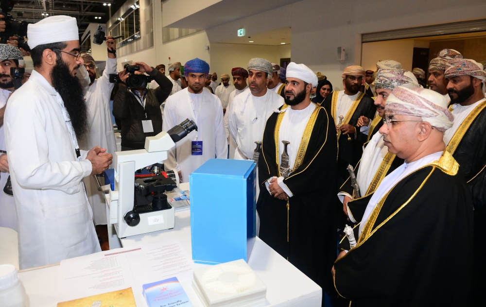 Dignitaries at the opening of 28th Muscat International Book Fair.
