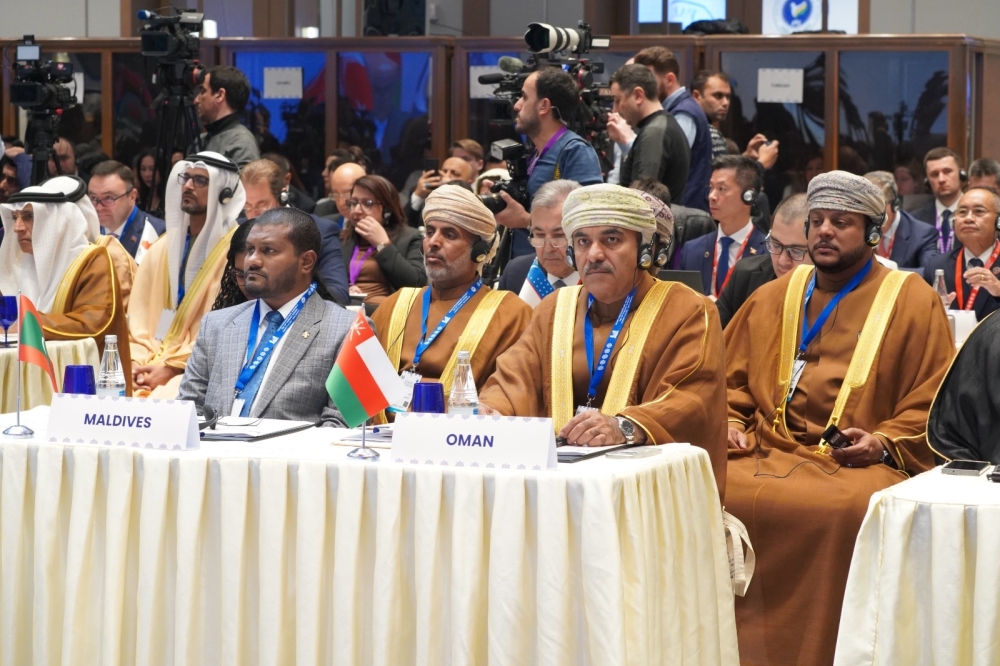 Khalid Al Maawali, Chairman of the Shura Council, Head of Oman’s delegation