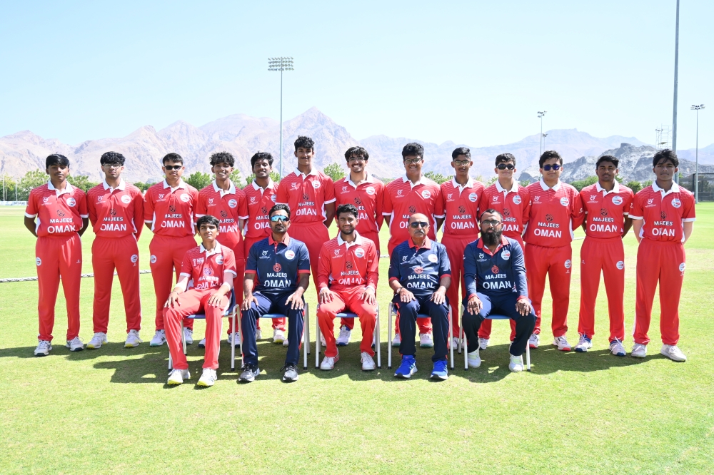 Oman U19 for ICC U19 Mens CWC Division 2 Asia 2024
