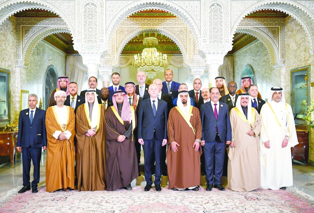 This came during his reception to the Arab Interior Ministers who are taking part in the 41st session meeting of the Arab Interior Ministers Council. — ONA