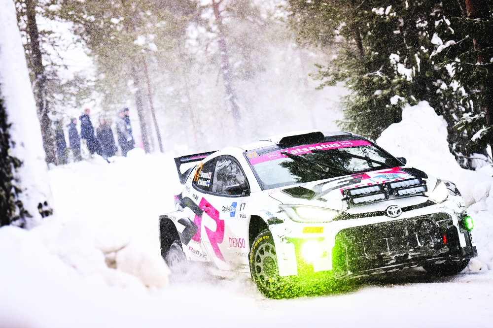 Hikaru Kogure and Yuki Yamamoto Navigate New Challenges in GR Yaris Rally2 Cars, Finish Eighth and Ninth in SM1 Category at Finnish Rally Championship's Arctic Rally.