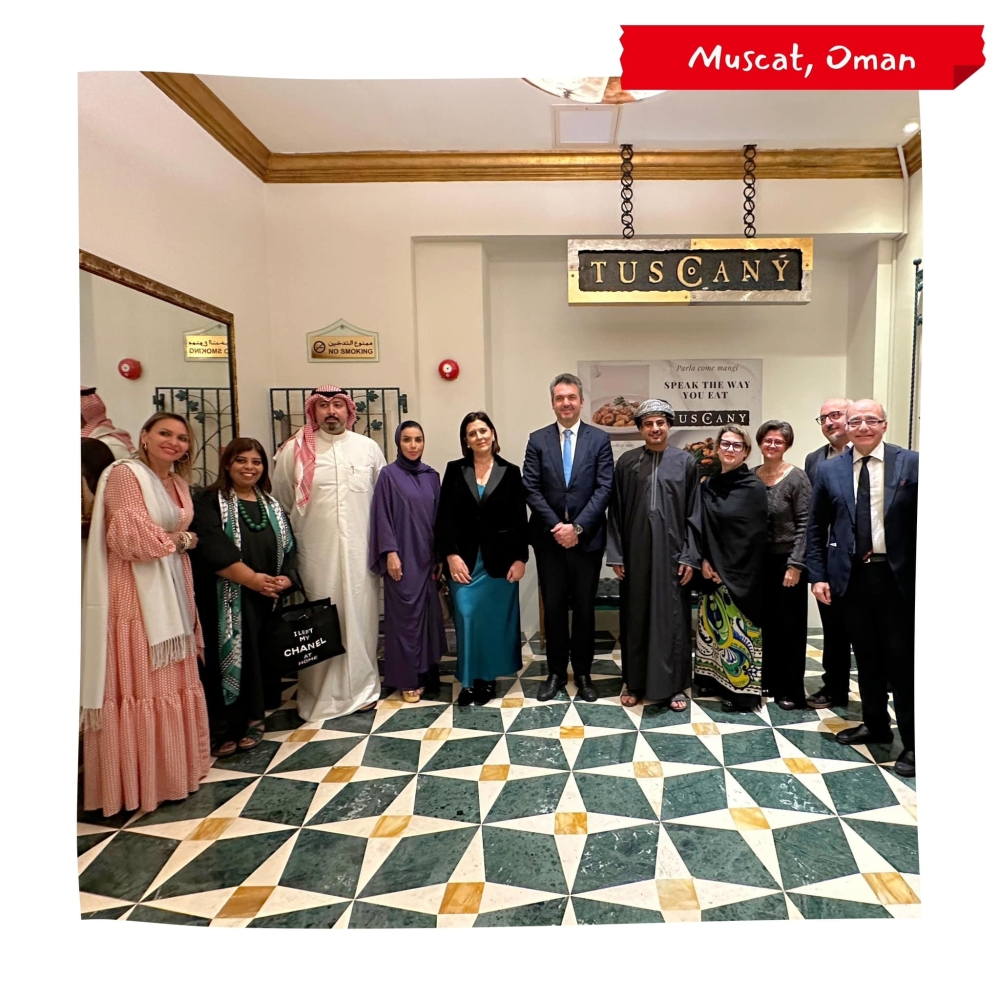 Dignataries from Oman, Italy for the Muscat, Tuscany roadshow