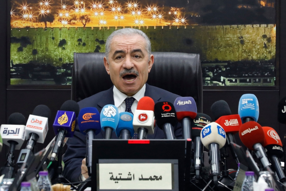 Palestinian Prime Minister Mohammad Shtayyeh announced his resignation and called for new political measures in Ramallah 