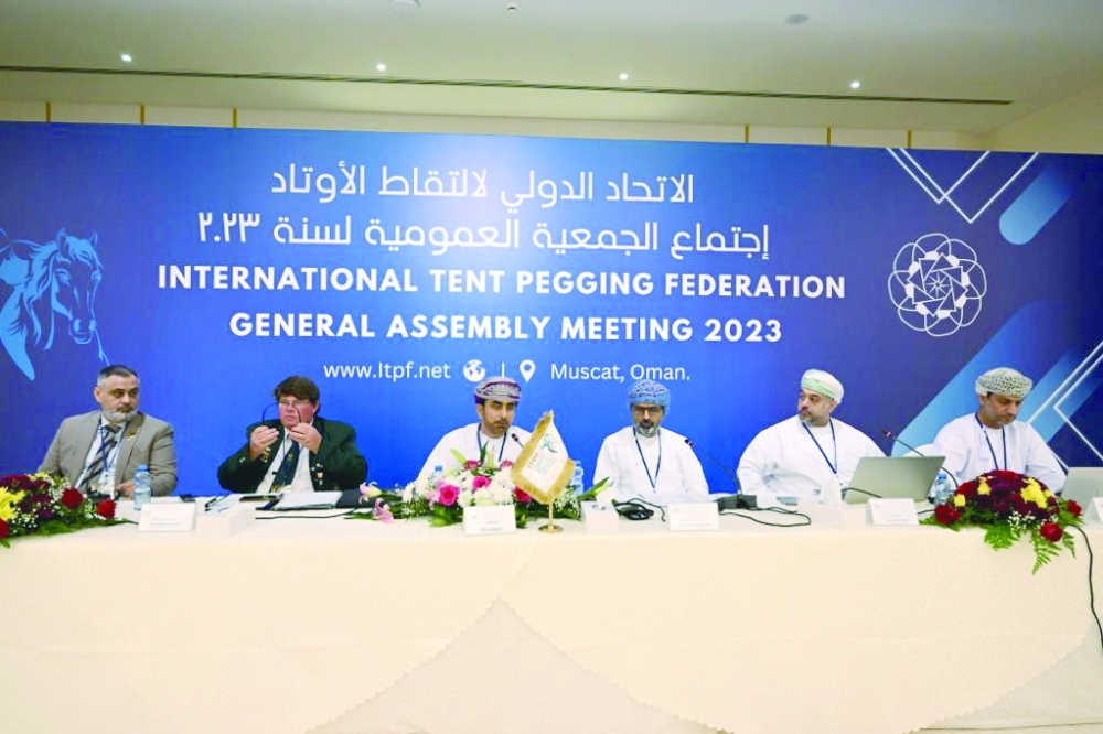 AGM meeting discuss Tent Pegging development