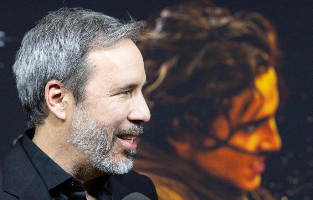 French-Canadian filmmaker Denis Villeneuve arrives for the premiere of "Dune: Part 2" in Montreal, Canada, on February 28, 2024.  (Photo by Alexis Aubin / AFP)
