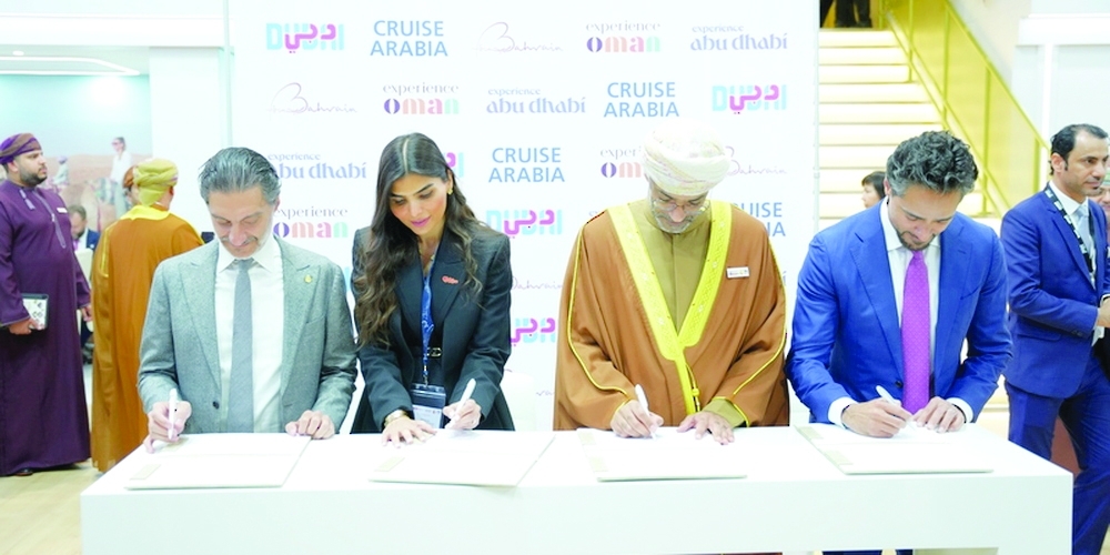 The cooperation programme was inked on the sidelines of ITB Berlin Convention 2024 by Azzan bin Qasim al Busaidy, Under-Secretary of the Ministry of Heritage and Tourism for Tourism and members of Cruise Arabia Alliance. — ONA