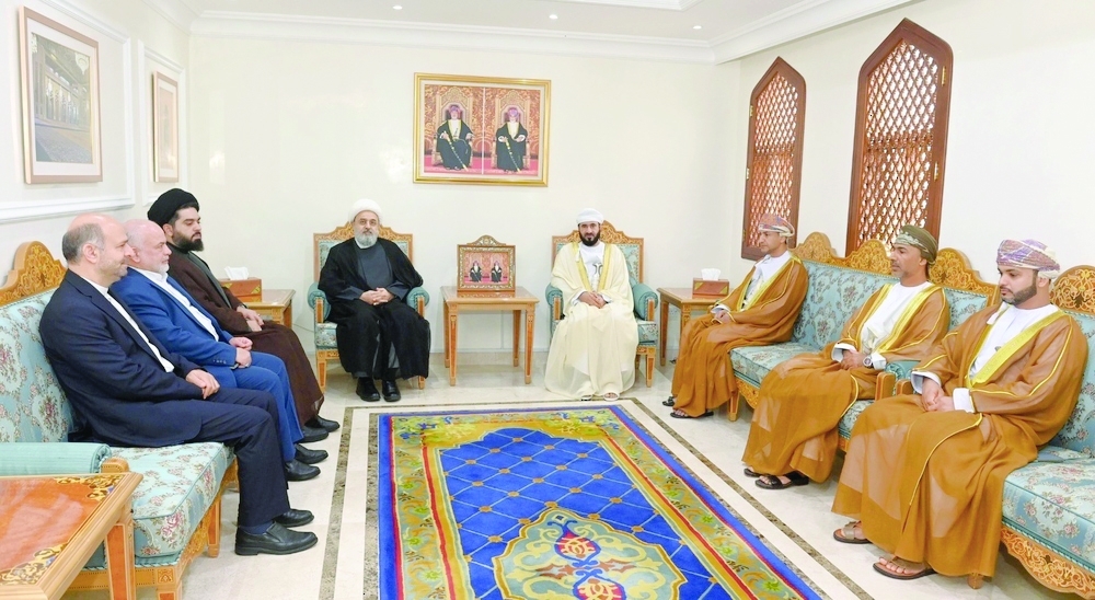 Minister of Awqaf and Religious Affairs receives Iranian official