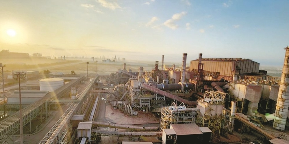 Vale Oman’s pelletising complex at Sohar Port.