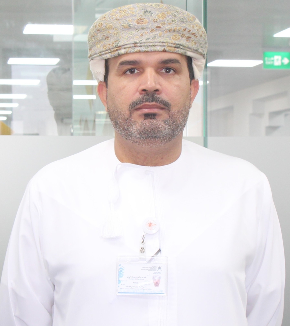 Fahd Salim a Hinai, Director General of Administrative and Financial Affairs at the Ministry of Transport, Communications and Information Technology