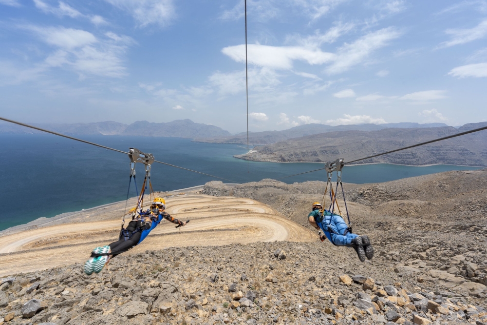 The zipline project in Musandam is part of Oman's plan to offer more adventure tourism activities