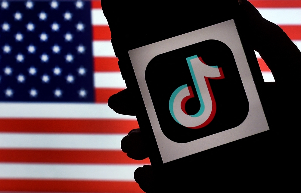 The logo of TikTok