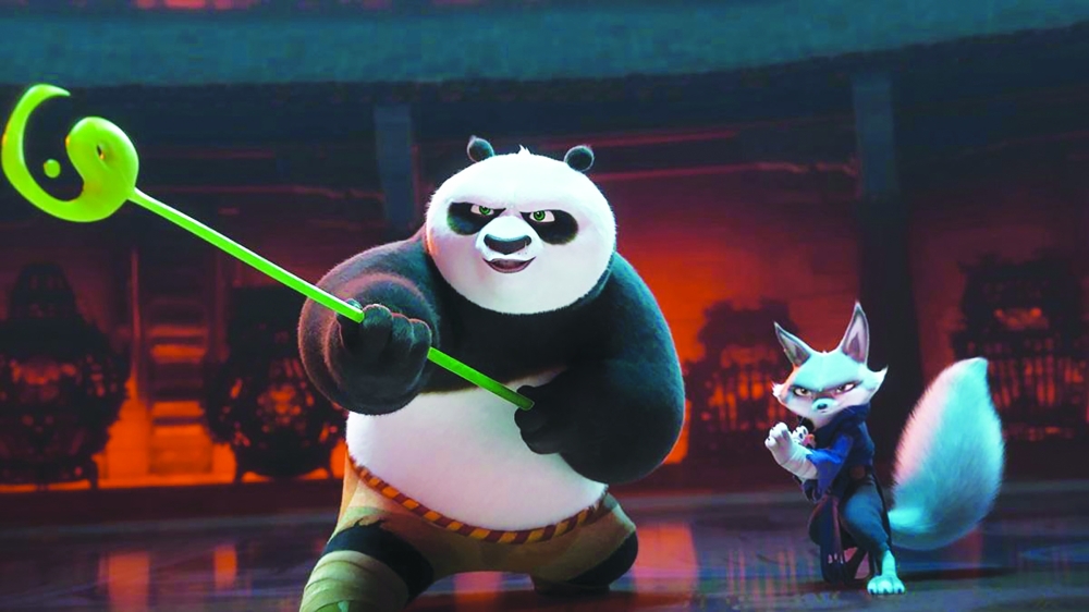 'Kung Fu Panda' again beats sandworms in N.America box office