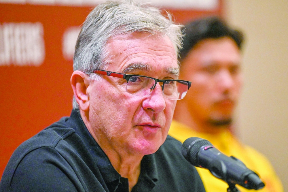 China's Croatian head coach Branko Ivankovic during the press conference.— AFP

