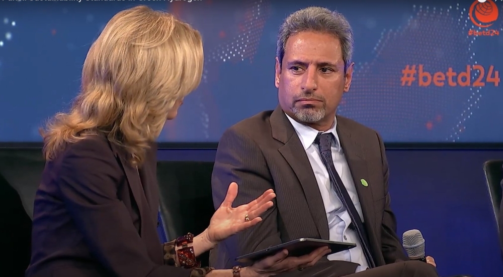 Salim Al Aufi pictured during the BETD 2024 proceedings in Berlin.