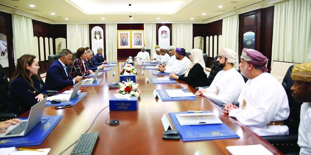 The meeting covered discussions on cooperation between the Ministry of Economy and ESCWA.