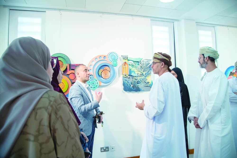 The Silver Jubilee of the Art Education Exhibition at SQU was held today.  
