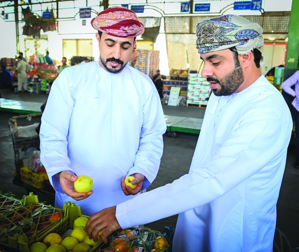 The Central Vegetables and Fruits Market in Southern Al Mawaleh, Wilayat of Al Seeb