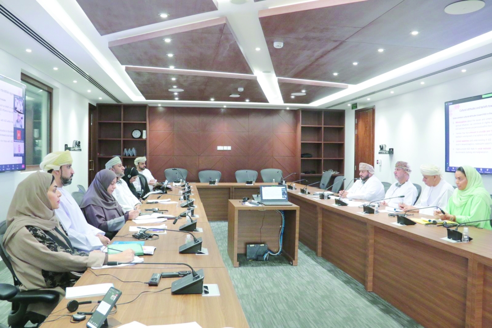 OHRC officials taking part in the videoconferencing