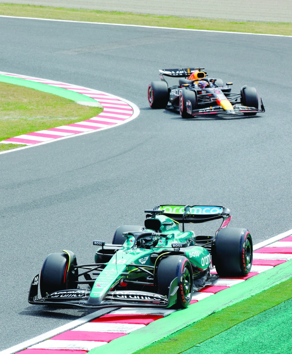 Max Verstappen during practice.— REUTERS

