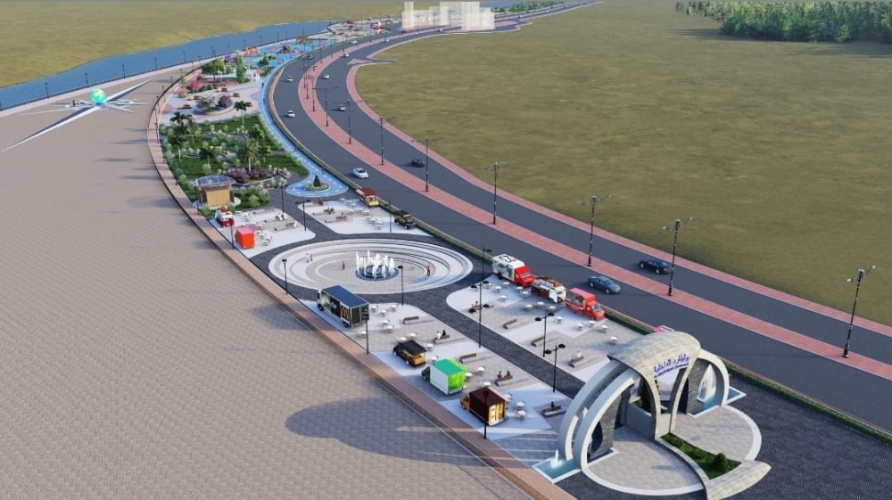 Artist's representation of Al Dakhiliyah Boulevard project