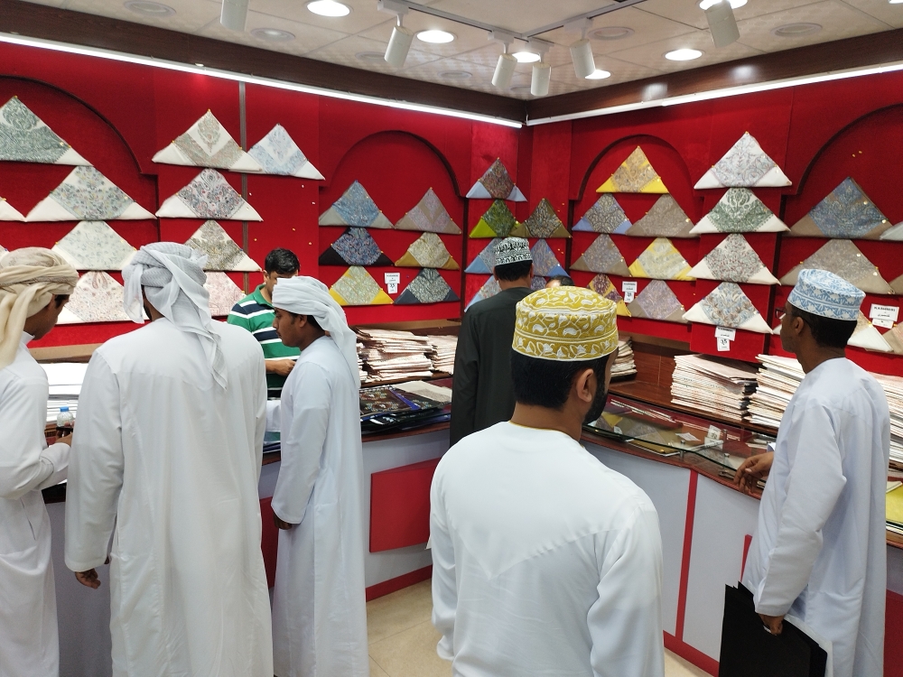 Shoppers at Oman Commercial Centre in Ruwi on Friday.