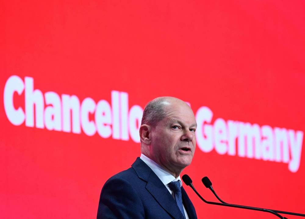 German Chancellor Olaf Scholz 