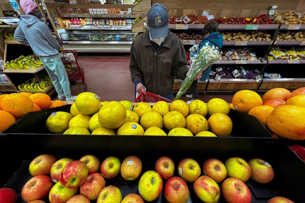 A person shops at a Trader Joe's grocery store in the Manhattan borough of New York City, New York. — Reuters