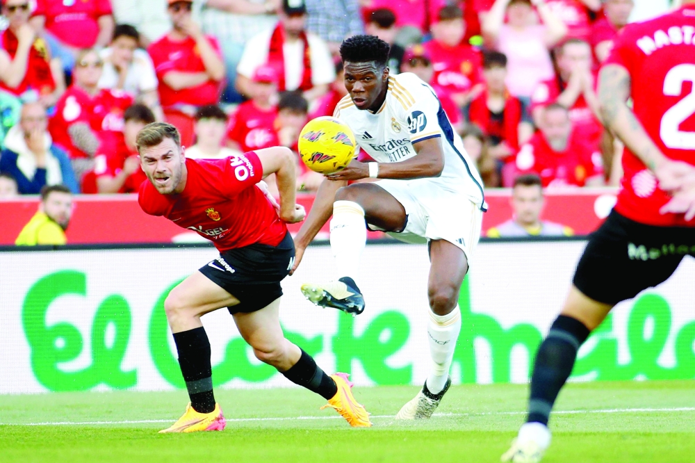 Real Madrid Vs Real Mallorca match in the Spanish football league -- AFP