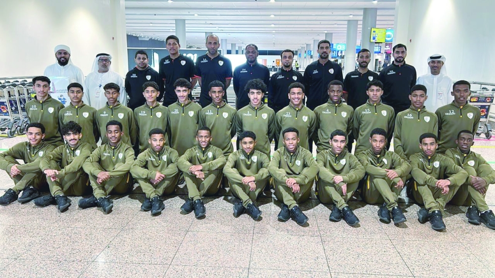 The arrival of the Omani national football team delegation 